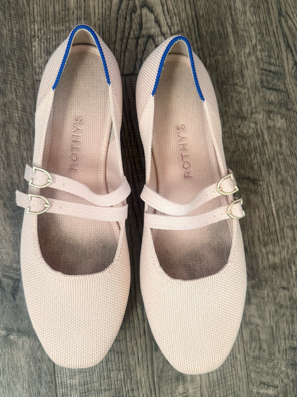 Rothy’s Blush Pink Mary Jane Flats - Picture 4 of 5